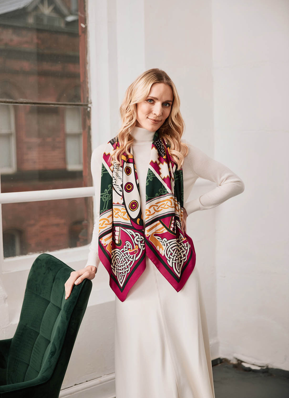 Book of Kells Square Scarf